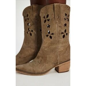 NWT Free People Lucky Day Cowboy Boots